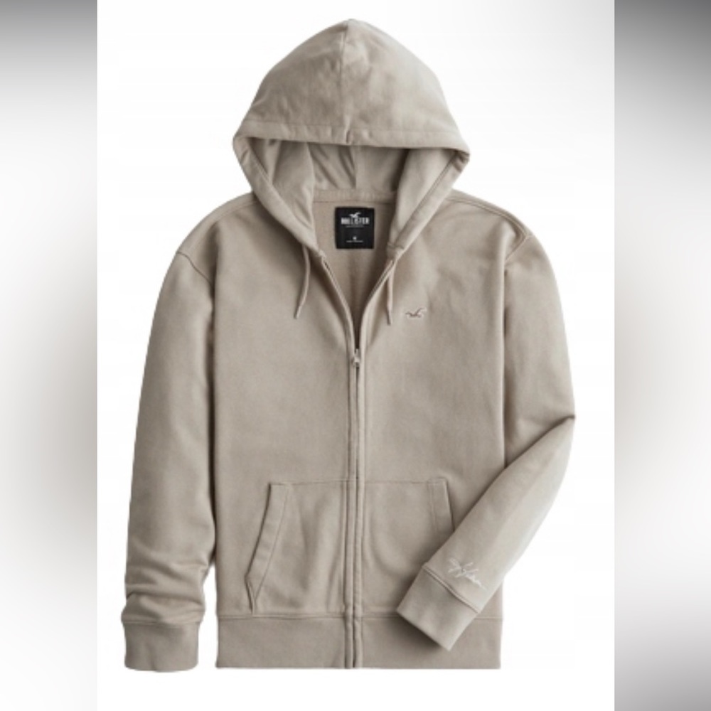 Men's Full- Zip Logo Icon Terry Hoodie